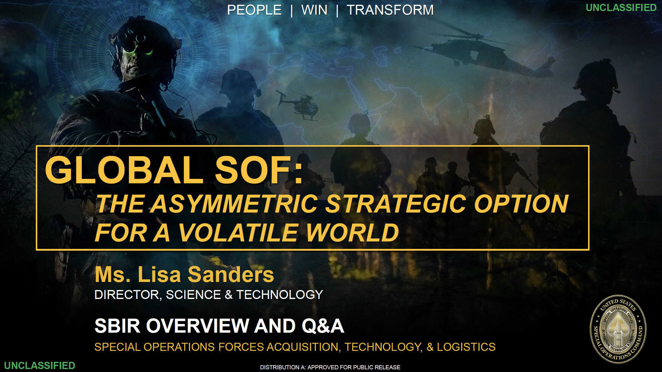 Innovative military technology and strategic defense strategies at SOF Week event featuring special operations forces, tactical innovations, and global security insights for experts.