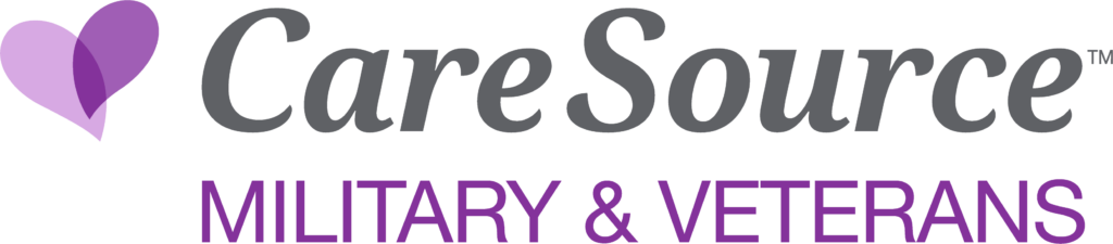 caresource military & veterans logo horiz rgb